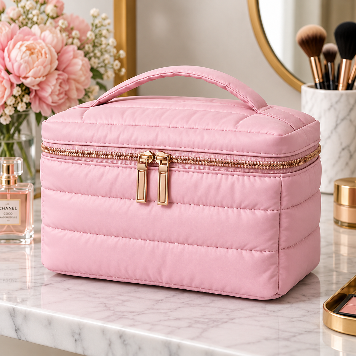 Classic Puffy Makeup Bag